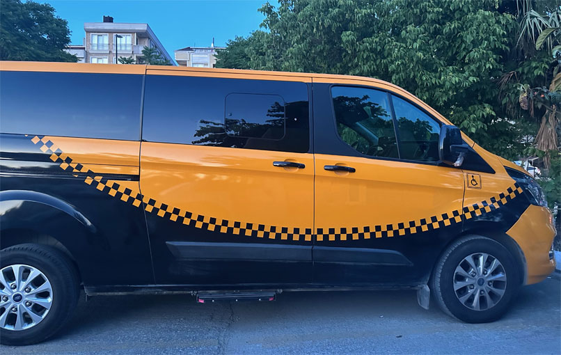 The new large istanbul taxi introduced in 2023